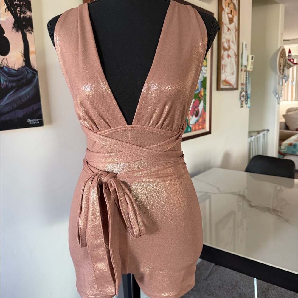 ELLA BELLA Jumpsuit in Rose Gold